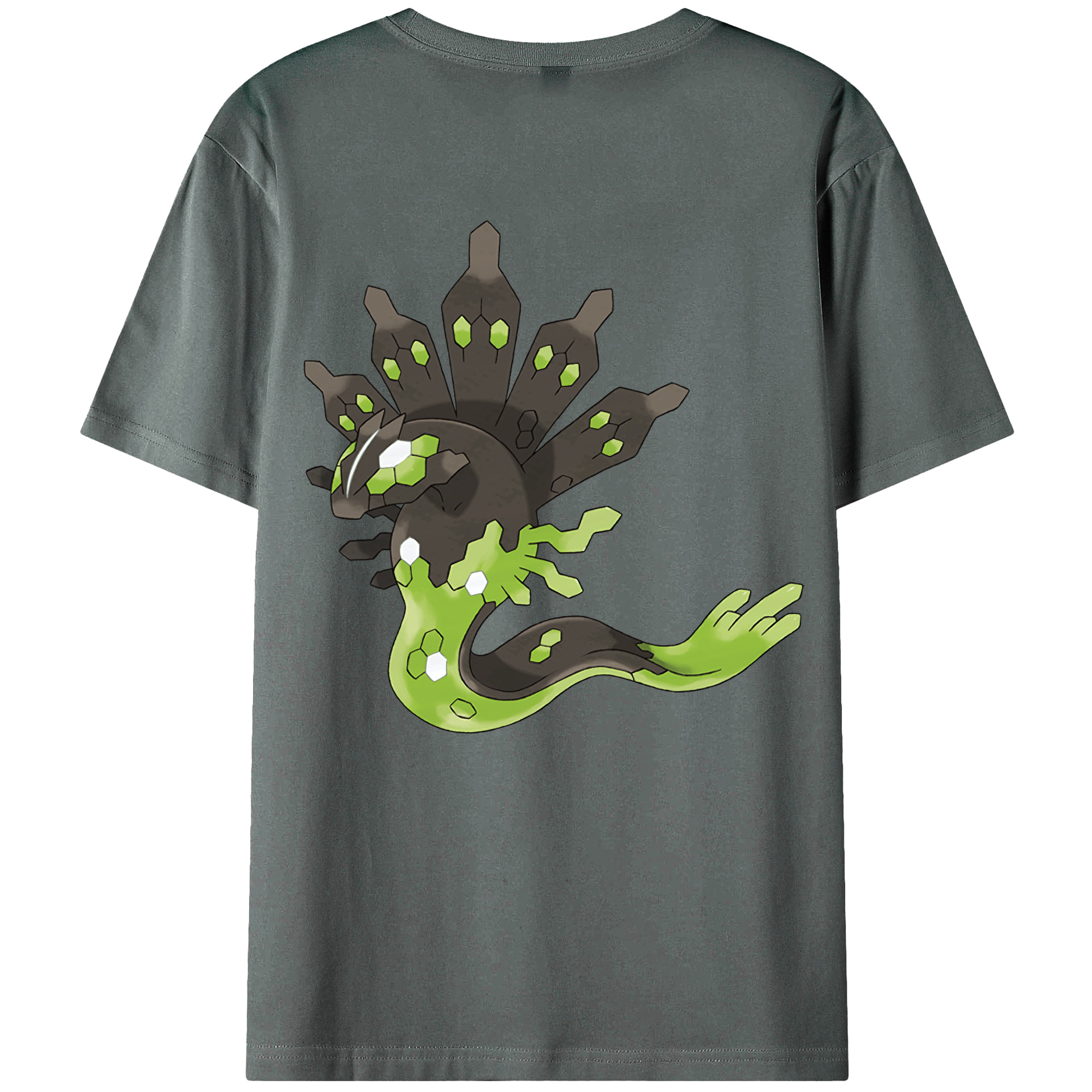 （画像用） ポケットモンスター Pokémon 綿100％ メンズ半袖Tシャツ（バックプリント） 通気性